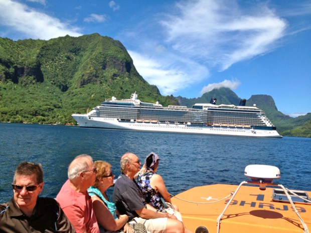 Shipments returning to home sweet home on the Soltice in French Polynesia
